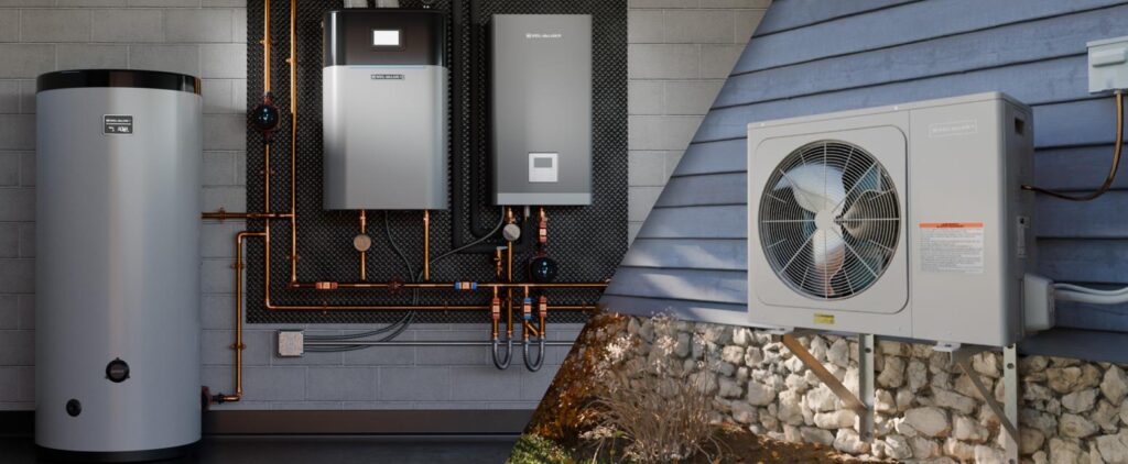 Installatie van een lucht-water warmtepomp